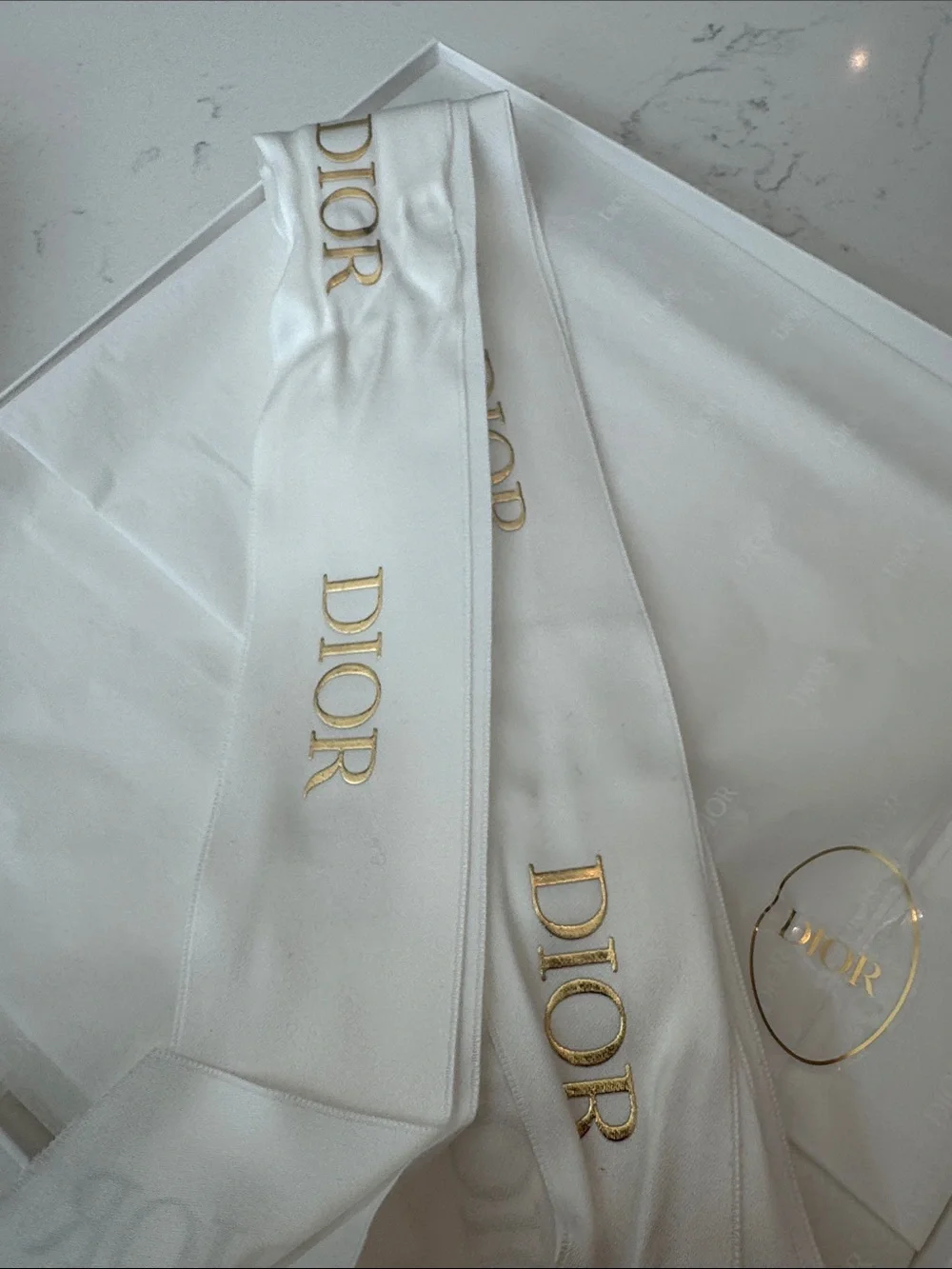 Dior Scarf Box/tissue/ribbon RARE LIMITED EDITION “Cabinet of Curiosities”